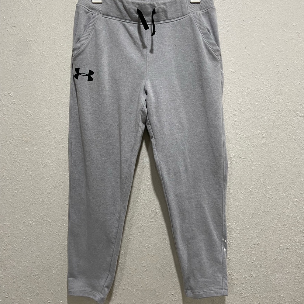 Under Armour Grey Sweat Pant : Youth XL
